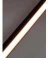Lys til akustikpanel, 240cm, sort - Komplet sæt med aluprofil og CCT LED strip
