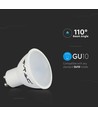 4,5W Spotlight GU10 - Mælket Dæksel, 3000K, 3 stk/pak