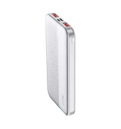 10000mAh Hurtigopladende Powerbank - Hvid