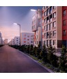 STREETOS 2 100W - Neutral Hvid, 230V, 145/75°, IP65, IK09, 555x172x65mm, Grå, Skumringssensor