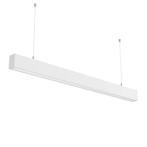 Outlet: SQUARE LED Kontorarmatur 30W i 3000K, Dæmpbar, Ra90 - Hvid