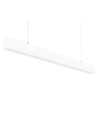 Outlet: SQUARE LED Kontorarmatur 30W i 3000K, Dæmpbar, Ra90 - Hvid