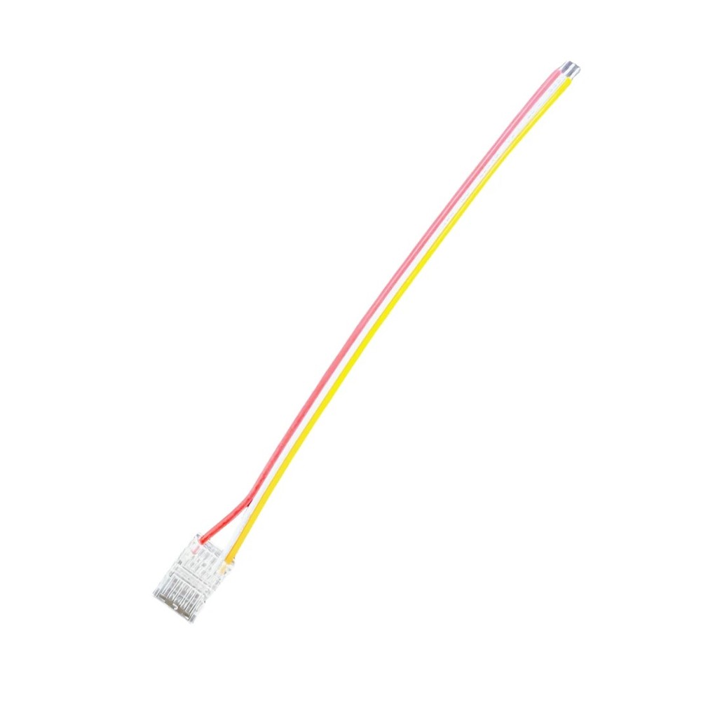 LED strip samler til løse ledninger - 10mm, CCT COB, IP20, 5V-24V billede