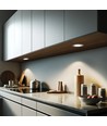 3 stk. LEDlife Reco68 møbelspot - Guld, inkl. strømforsyning