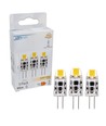 Outlet: Capsule LED G4 LED Pære 12V, 1W i 2700K, Dæmpbar - 3-Pak