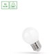 LED kugle P45 E27 5,5W - 230V, kultråd, Spectrum