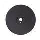 Sort base til Piatta 12W facadebelysning - Ø30cm, højde 3cm, rund, sort, tilbehør til Piatta serien