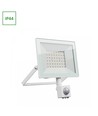 Noctis Lux 4 projektør 50W - Varm hvid, 230V, IP44, 176x221x53mm, hvid, PIR sensor