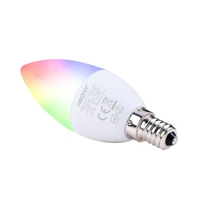 Outlet: Mi•Light E14 LED Kertepære RGB+CCT 4W - 2,4GHz