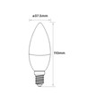 Outlet: Mi•Light E14 LED Kertepære RGB+CCT 4W - 2,4GHz