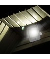 V-Tac 30W LED projektør med sensor, hvid - Samsung LED chip