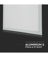 60x60 LED Panel, 40W - Højde:12,5mm, 124lm/W, hvid kant