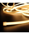 5m Neon COB RA95, 230V - 11W/m, IP67, 288 LED/m, kan klippes for hver 10cm, op til 100m
