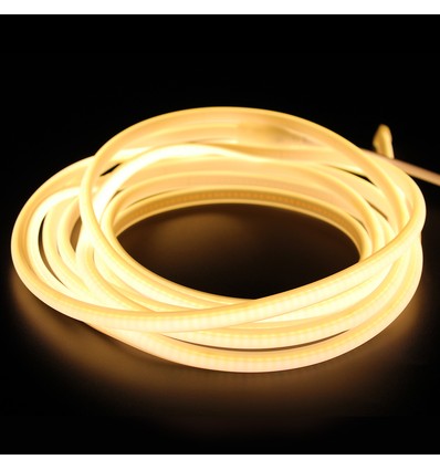 5m 11W/m Neon COB RA95 - 230V, IP67, 288 LED/m, kan klippes for hver 10cm, op til 50m