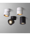 Dæmpbar LED loftspot RA98 - 10W, sort, justerbart, til påbygning