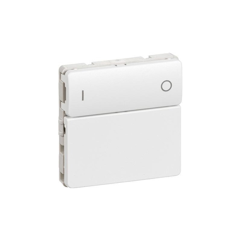 IHC Wireless LK FUGA Batteritryk 2NO 1 modul - Hvid