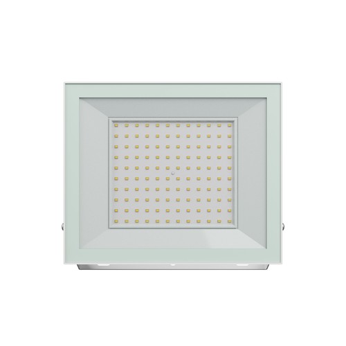 Noctis Lux 4 projektør 100W - Varm hvid, 230V, IP65, 251x207x26mm, hvid