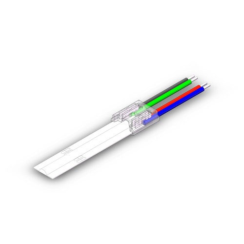 Forbinderstrimmel - kabel, COB, RGB, 10mm