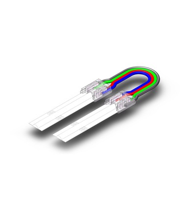 Konnektor - Strimmel til Kabel til Strimmel, COB, RGB, 10mm