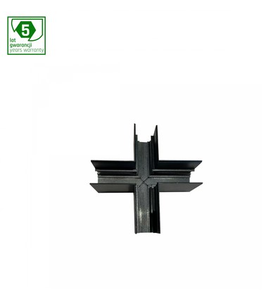 System Shift - Horisontal Connector, Sort