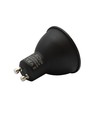 GU10 6W dæmpbar LUX6 LED spot - RA 97, Sort