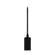 Outlet: EGLO OPHÆNG BASIC E27 med 3 meters tekstilledning i sort