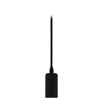Outlet: EGLO OPHÆNG BASIC E27 med 3 meters tekstilledning i sort