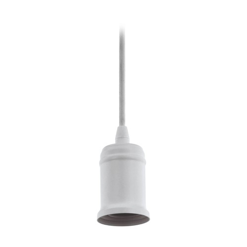 Outlet: EGLO OPHÆNG VINTAGE E27 med 3 meters tekstilledning i hvid