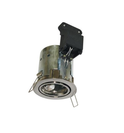 Outlet: Diospot LED Indbygningsspot MR16 12V Rund Børstet