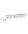 Outlet: Design 5-Stikdåse Med Afbryder og Ledning + 2 USB i Hvid - LAURITZ KNUDSEN