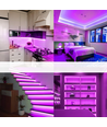 8W pr. meter Lilla 8x16 CLIP-ON Neon Flex LED - 24V DC, IP67