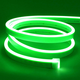 8W pr. meter Grøn 8x16 CLIP-ON Neon Flex LED - 24V DC, IP67