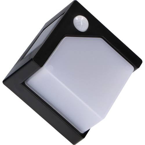 Outlet: Pretoria LED Solcelle Væglampe Med Sensor i 2700K IP44 i Sort