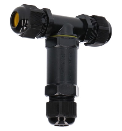 Outlet: Prof T-Connect Kabelsamler IP68 AP66 (3-kabler) Ø4-14 mm. Kabel