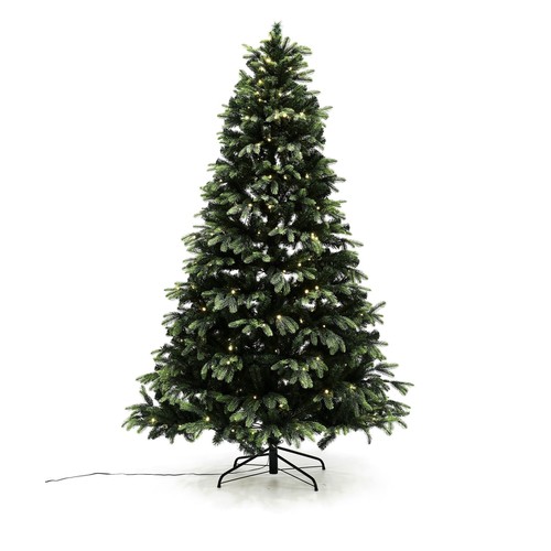 Høj Kvalitets Kunstigt Juletræ Med 150 LED Lys - 150 cm. Høj