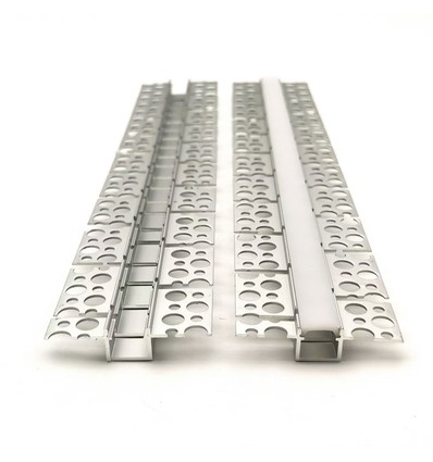 Fleksibel indspartling aluprofil til LED strip - 2 meter