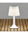 Outlet: Assisi LED Bordlampe Solcelle, IP44 i Hvid - Konstsmide