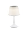 Outlet: Assisi LED Bordlampe Solcelle, IP44 i Hvid - Konstsmide