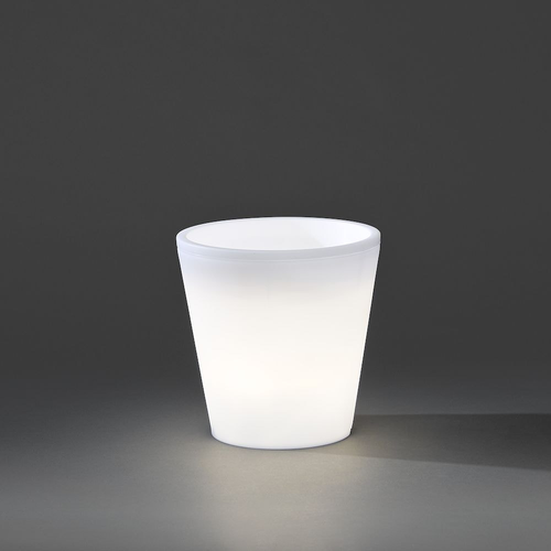 Assisi LED Blomsterkrukke 2,4W 3000K IP44 Ø28 i Hvid - Konstsmide