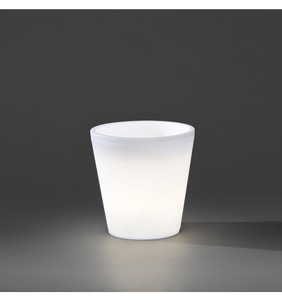 Outlet: Assisi LED Blomsterkrukke 2,4W 3000K IP44 Ø28 i Hvid - Konstsmide