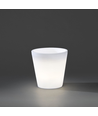 Outlet: Assisi LED Blomsterkrukke 2,4W 3000K IP44 Ø28 i Hvid - Konstsmide