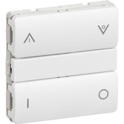 IHC Wireless LK FUGA Batteritryk 4NO 1 modul - Hvid
