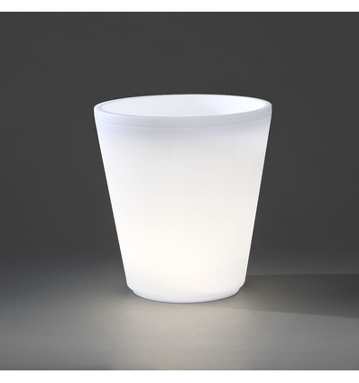 Outlet: Assisi LED Blomsterkrukke 2,4W 3000K IP44 Ø37 i Hvid - Konstsmide