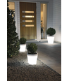 Outlet: Assisi LED Blomsterkrukke 2,4W 3000K IP44 Ø37 i Hvid - Konstsmide