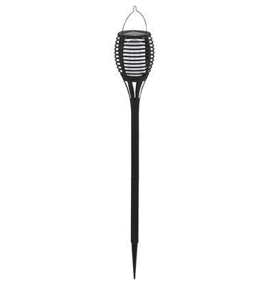Outlet: Kvalitets LED Solcelle Fakkel Ø100 IP44 i Sort - EGLO