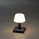 Outlet: Monaco Opladelig LED Bordlampe M/Dæmp i Sort - Konstsmide