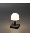 Outlet: Monaco Opladelig LED Bordlampe M/Dæmp i Sort - Konstsmide