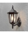 Firenze Udendørs Væglampe E27, IP44 i Sort - Konstsmide