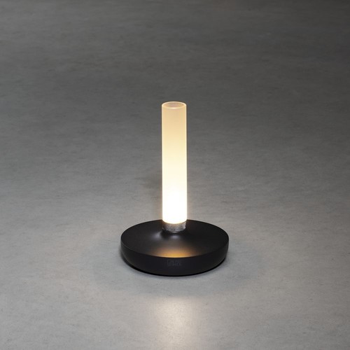 Biarritz Opladelig LED Bordlampe M/Dæmp i Sort - Konstsmide