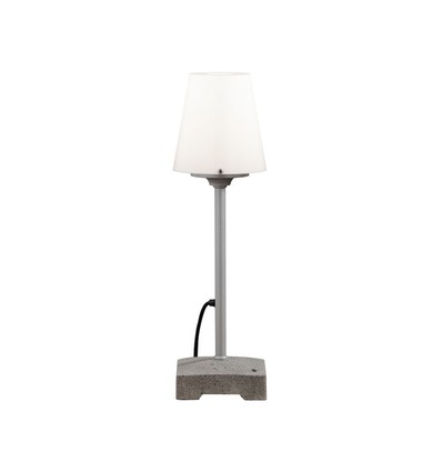 Lucca Lounge Udendørs Gulv/Bord Lampe E27, H59, IP44 i Grå - Konstsmide